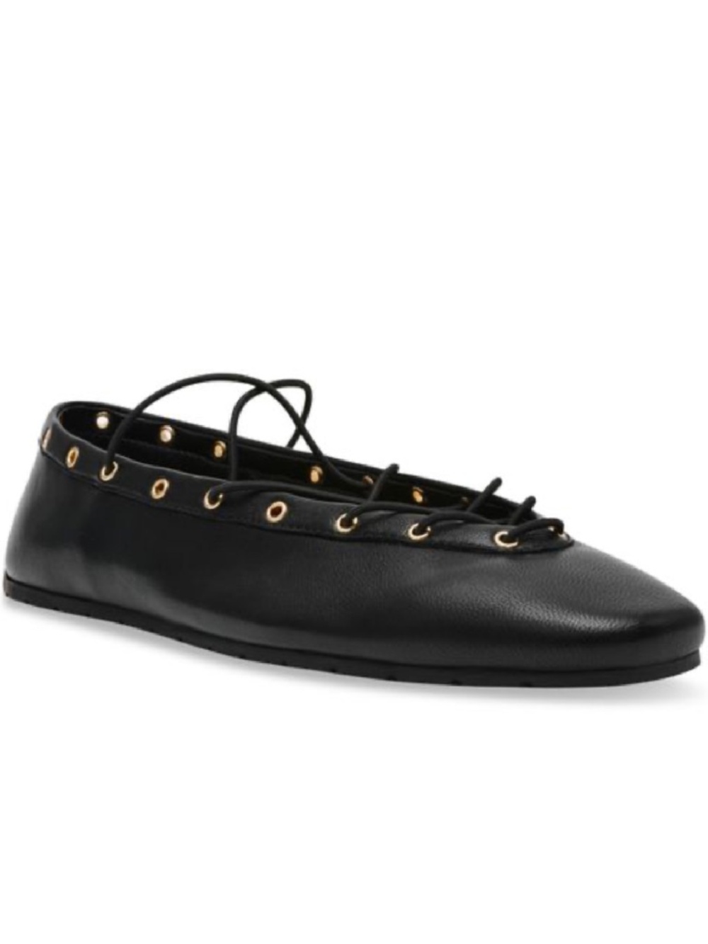 Steve Madden Pointe Black Leather
